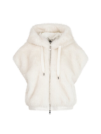 Knus vest van imitatiebont