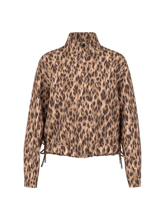 Marccain Sports Scuba-jas met luipaardprint