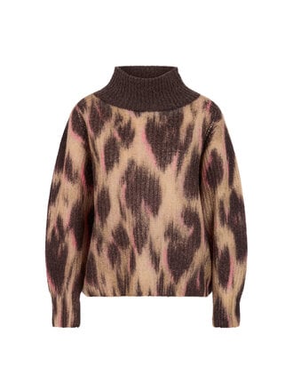 Marccain Sports Trui met luipaarddessin Knitted in Germany