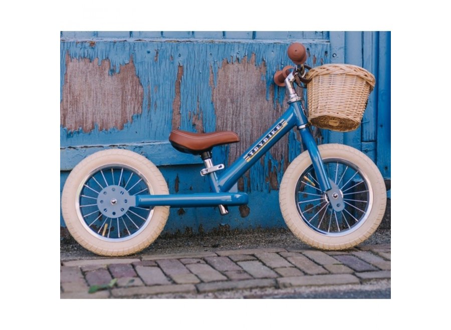 Steel Vintage Blauw , 2 wheeler