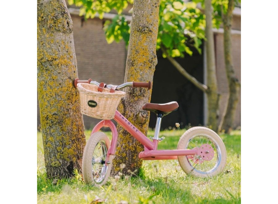Loopfiets Steel Vintage Roze | Pink mat , 2 wheeler