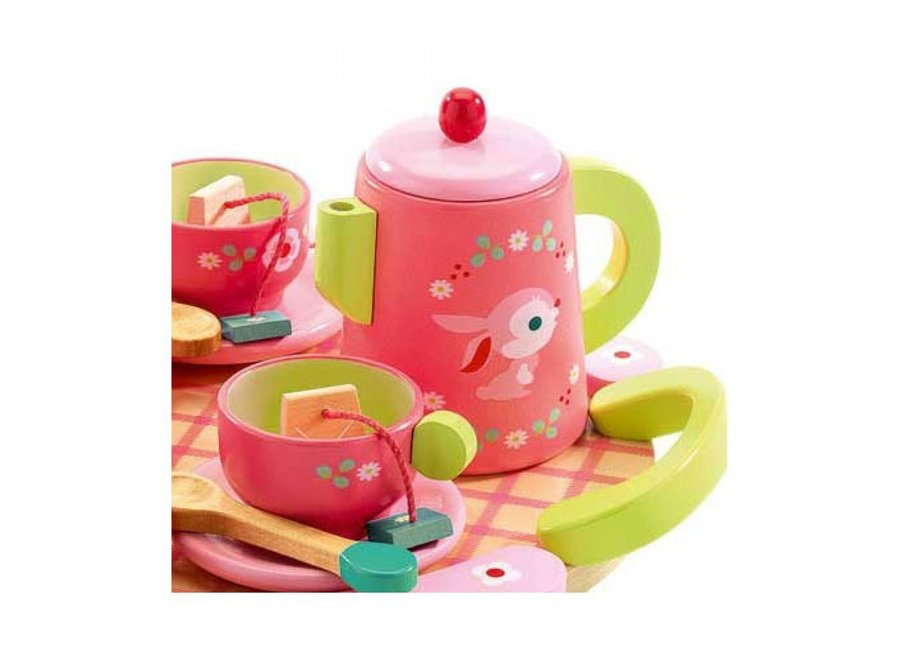 Houten servies Lili Rose