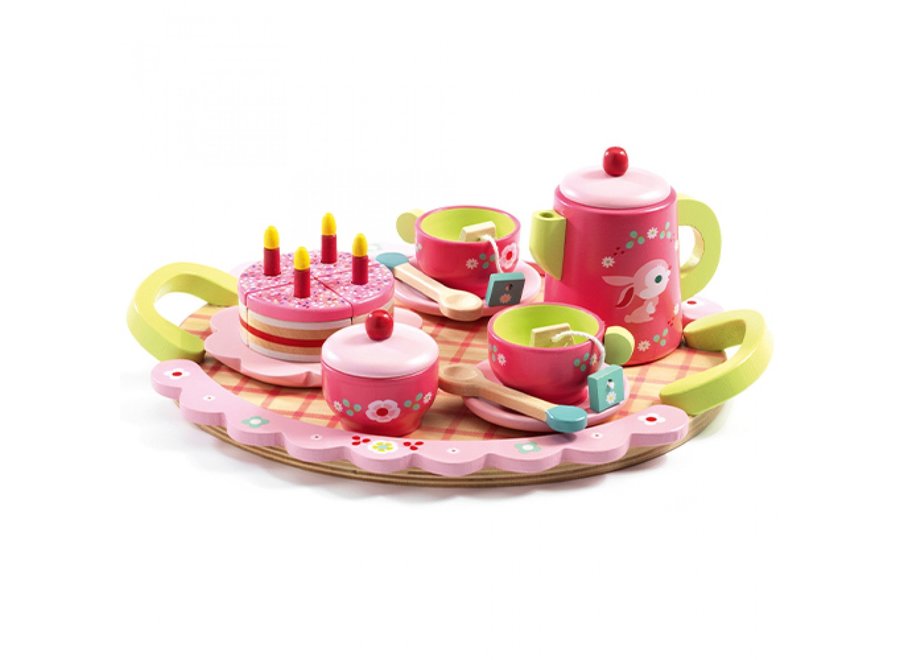 Houten servies Lili Rose