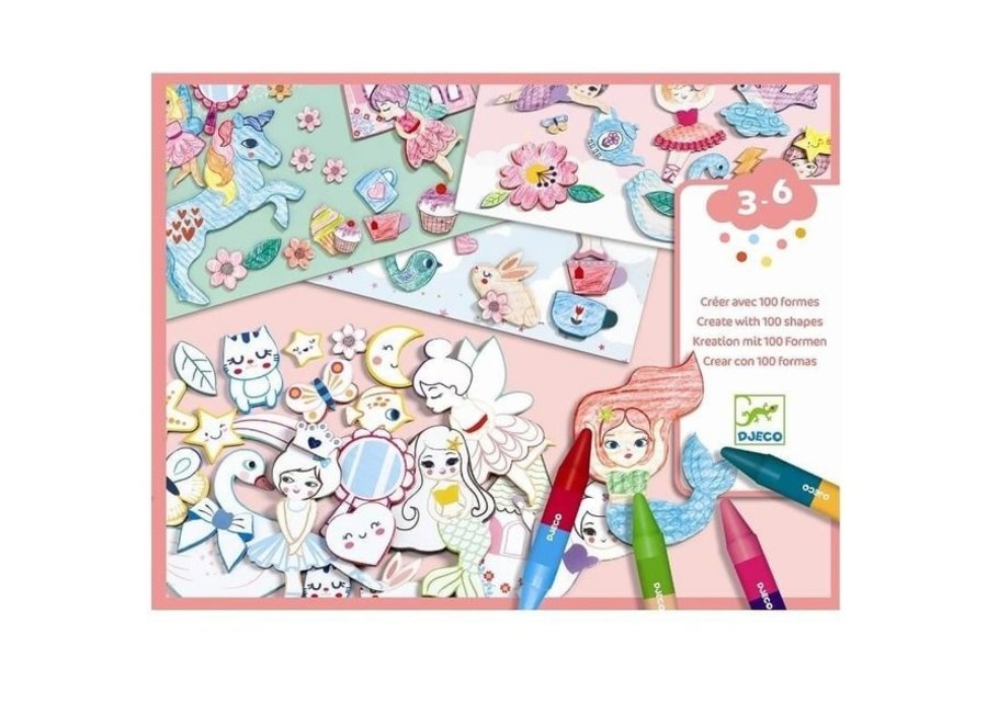 Knutselpakket - Sjablonen Meiden