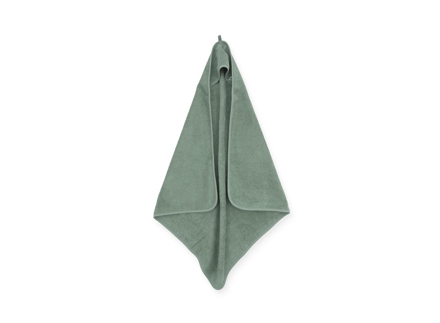 Badcape badstof 75x75cm ash green
