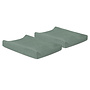 Waskussenhoes badstof 50x70 Ash green (2pack)