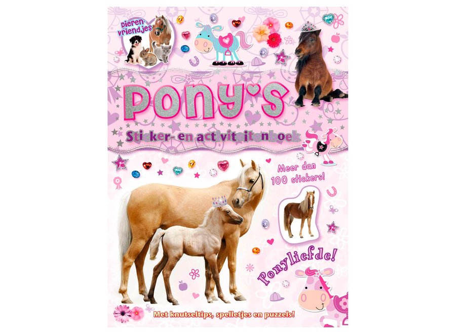Sticker en activiteitenboek pony's