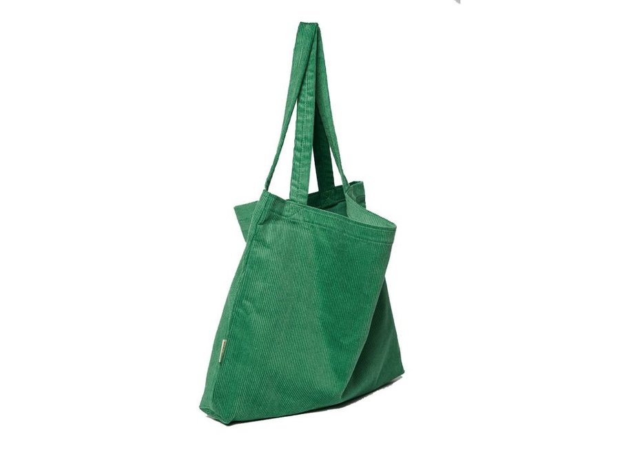 Bright Green rib mom-bag