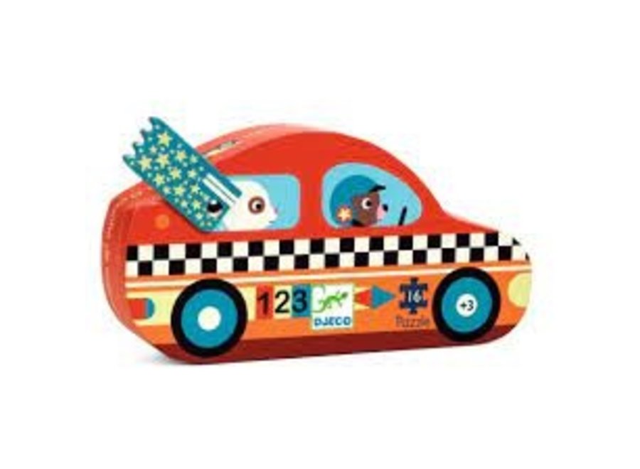 Puzzel - The racing car (16 st)