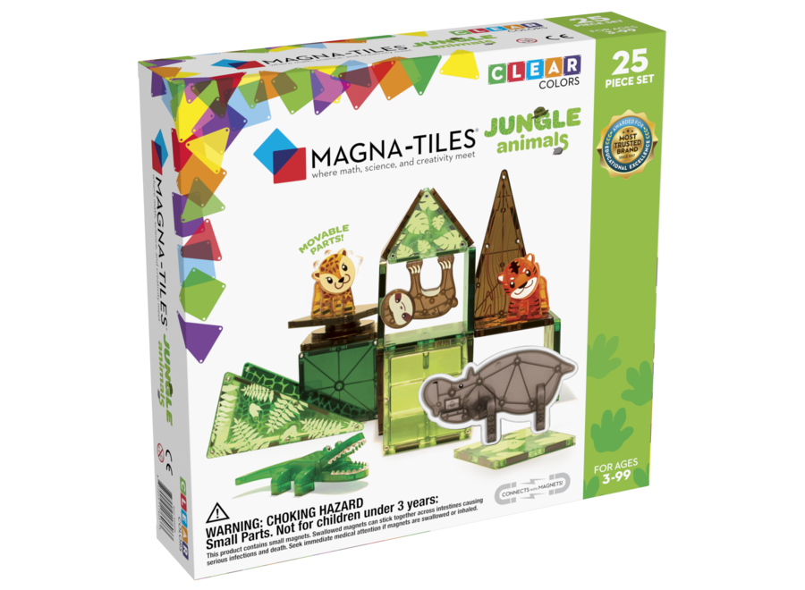 Jungle Animals 25-Piece Set -Magnetisch speelgoed