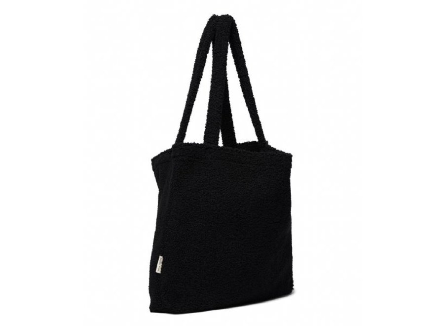 Black teddy mom-bag