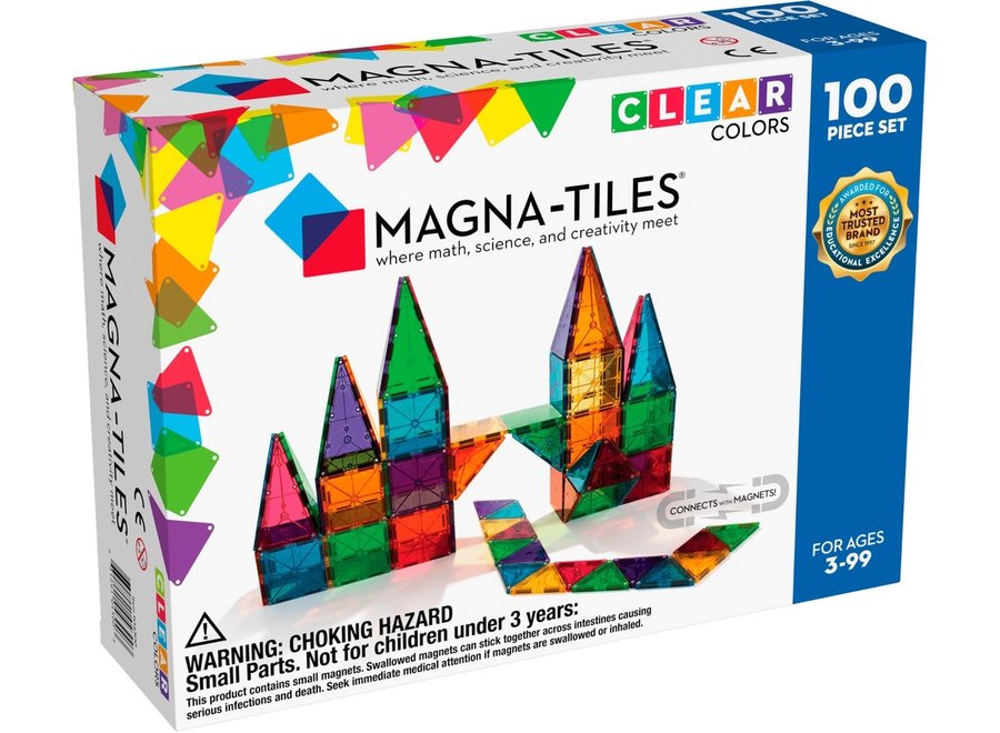Clear Colors 100 stuks - Magnetisch speelgoed