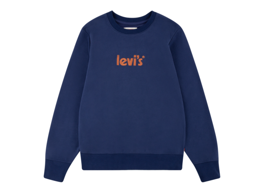 Trui crewneck - Donkerblauw