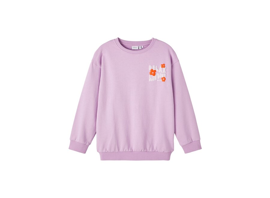 Sweater LinjeBoxy - Violet Tulle