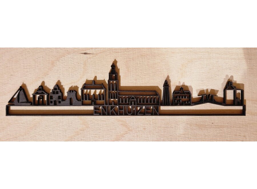 Skyline Enkhuizen MDF zwart 23 cm