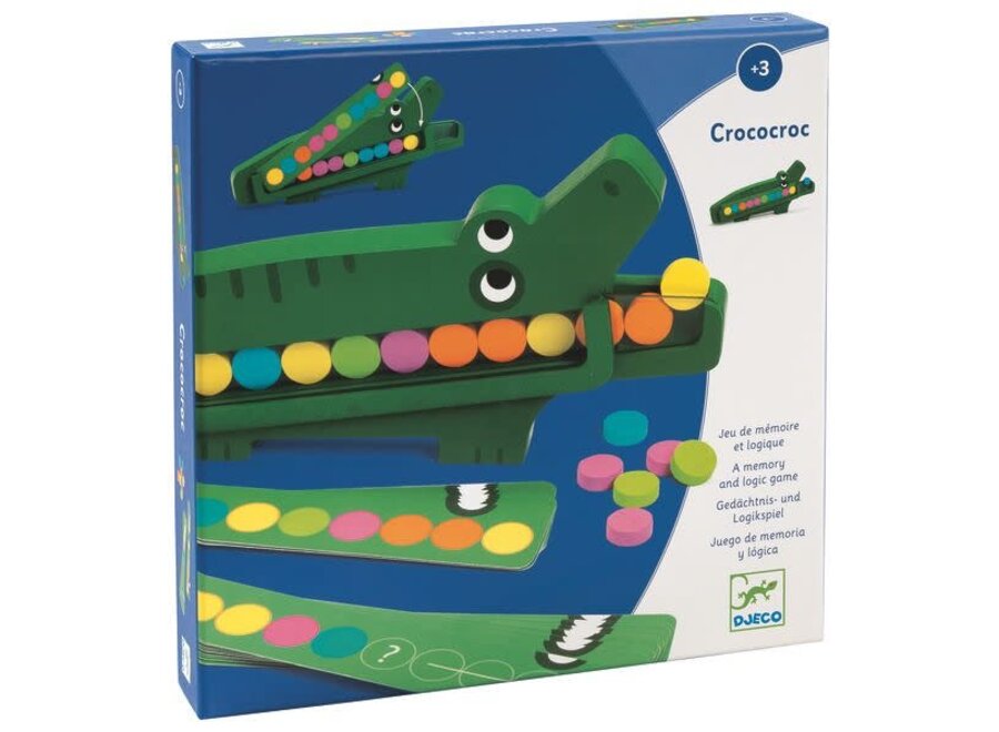Memoryspel Crococroc - educatief - Hout