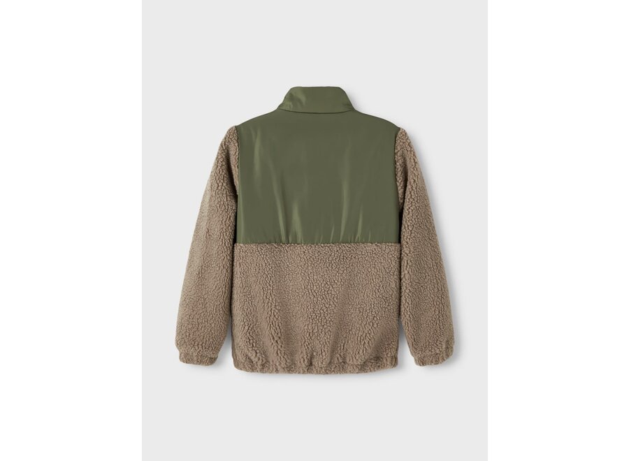 Jas Mikarlo Teddy Jacket - Weathered Teak