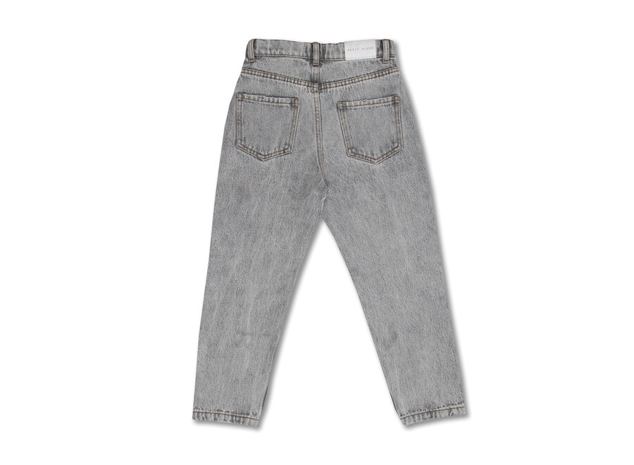 Baggy Fit Jeans Washed Light Grey