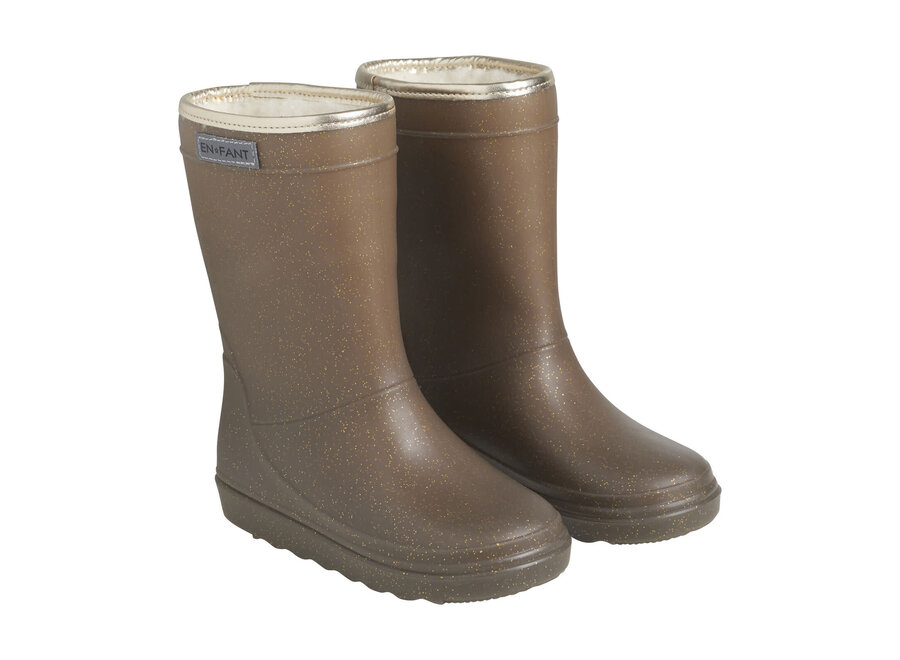 Thermo Boots Glitter - Chocolate Chip