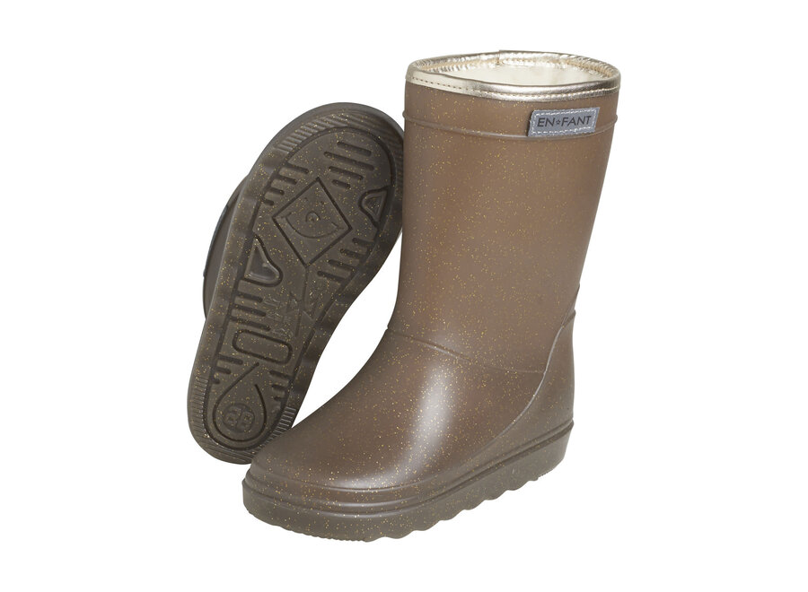 Thermo Boots Glitter - Chocolate Chip