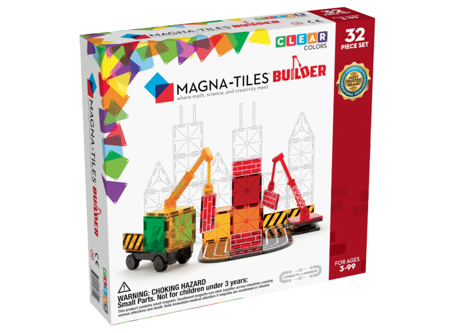 Builder 32 Piece Set - Magnetisch Speelgoed