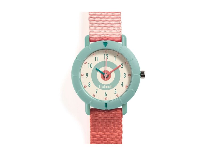 Horloge watch - Pink target