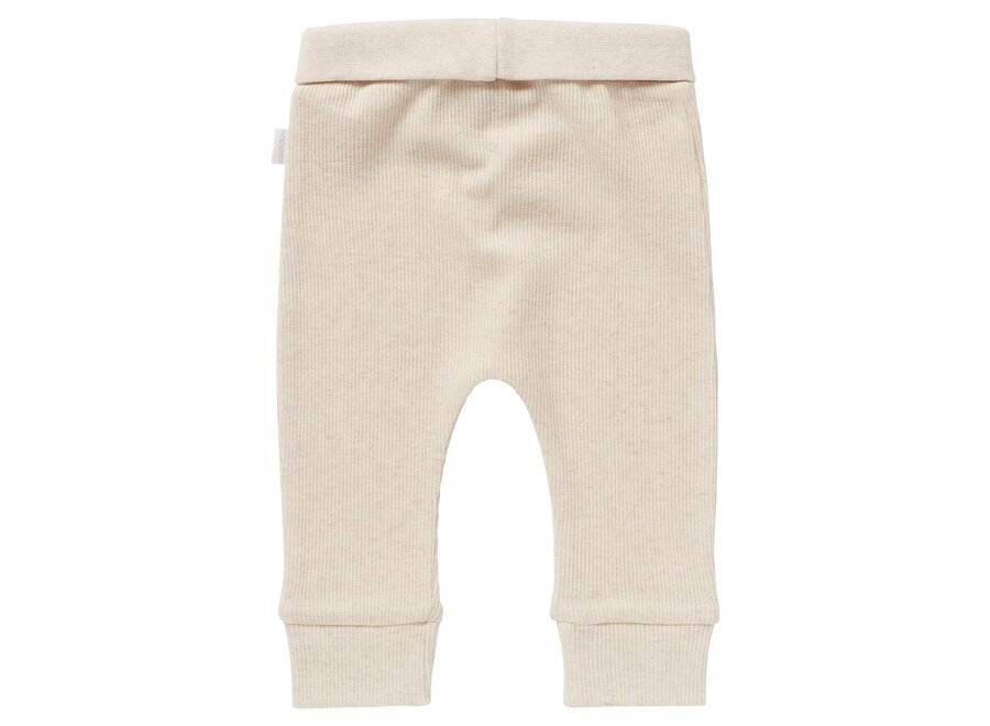 Broek rib Naura - Oatmeal Melange