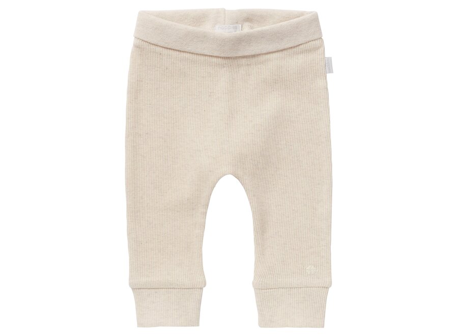 Broek rib Naura - Oatmeal Melange