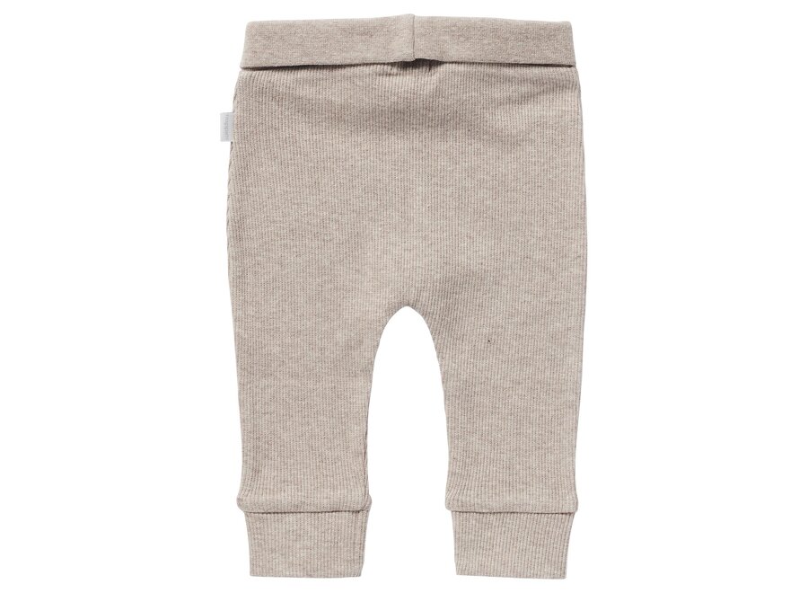 Broek rib Naura - Taupe Melange