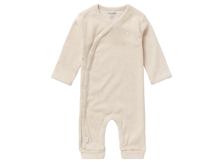 Onesie / Playsuit rib Nevis - Oatmeal Melange