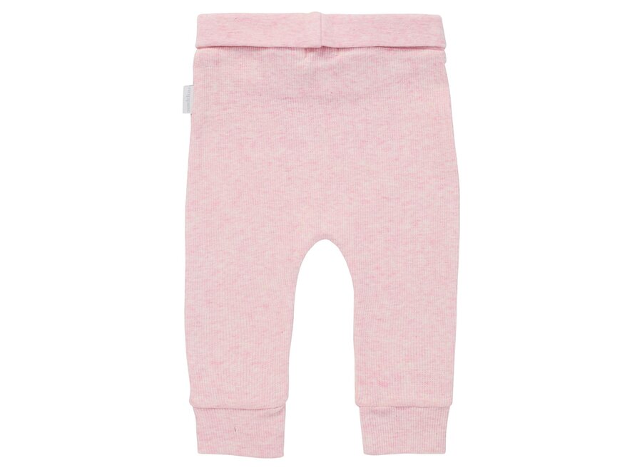 Broek rib Naura - Light Rose Melange