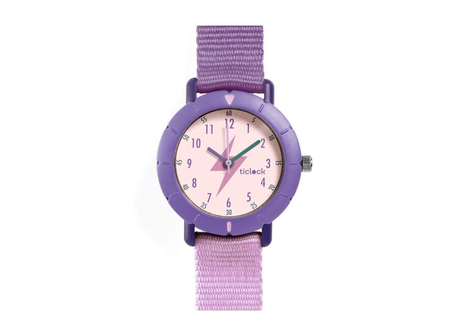 Horloge watch - Purple flash