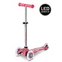 Mini Micro step Glitter LED roze