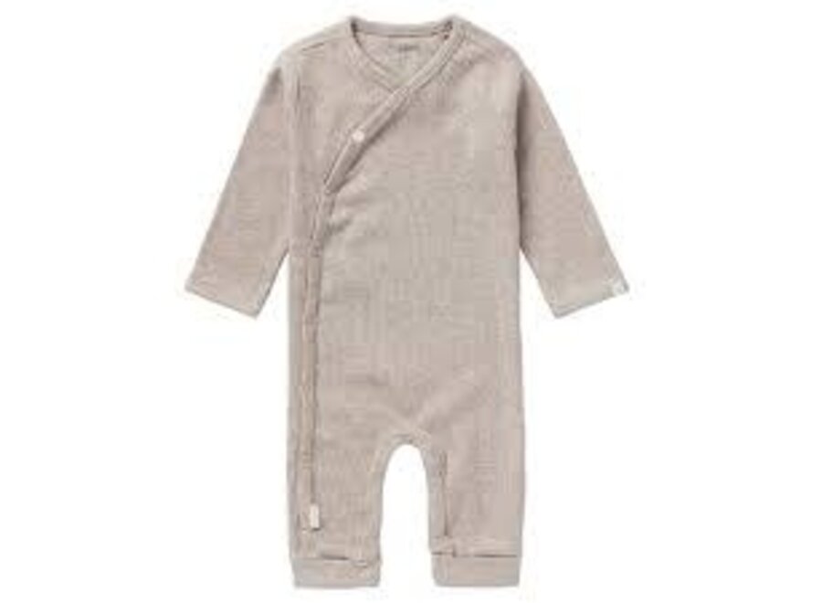 Onesie / Playsuit rib Nevis - Taupe Melange