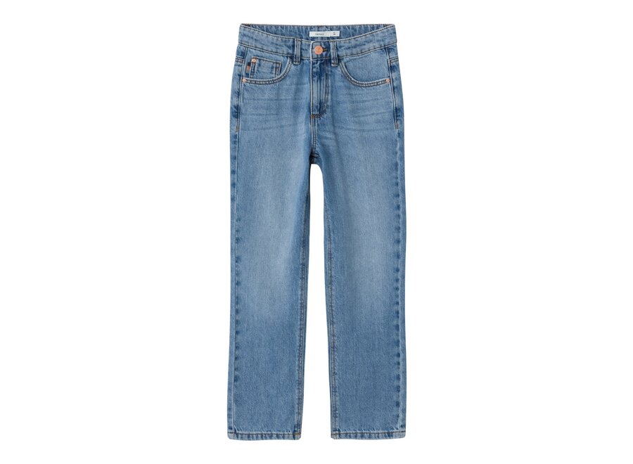 Jeans Rose Straight - Medium blue denim