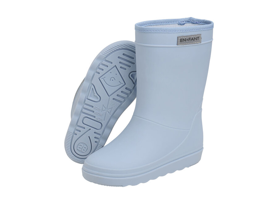 Rain Boots Solid - Dusty Blue (baby blauw)