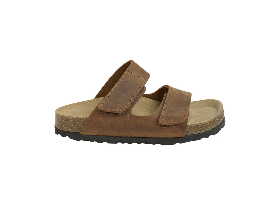 Sandalen nubuck leer - Acorn