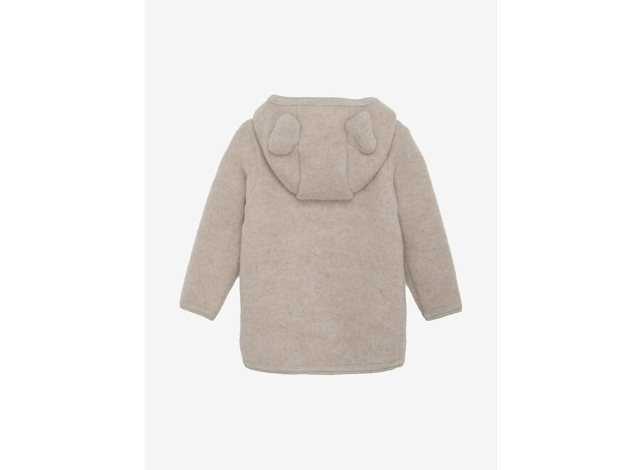 Wollen jasje - Camel melange (beige)