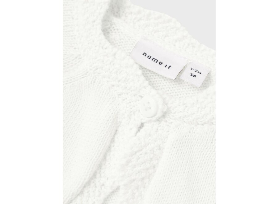 Vest bolero Delli knit - Bright white