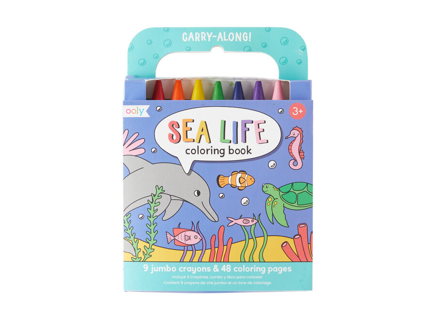 Kleurboekje - Carry Along Coloring Book - Sea Life