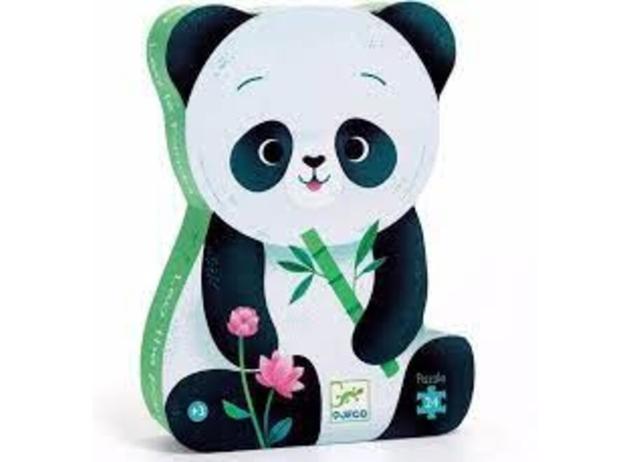 SILHOUETTE PUZZLE - Leo the panda 24 pcs