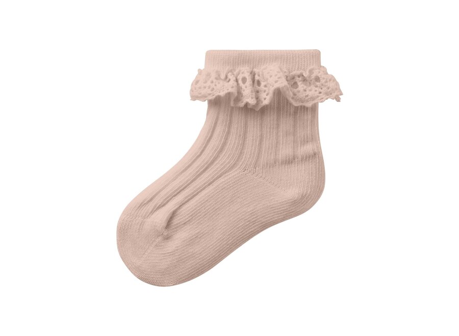 Freja sock - rose dust