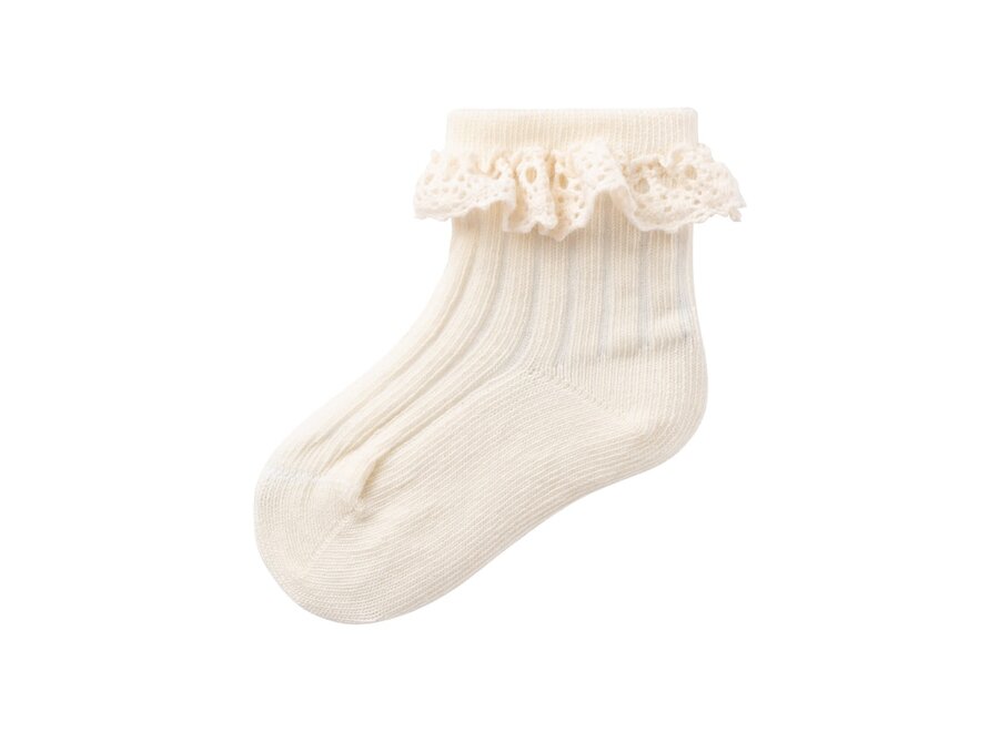 Freja socks - turtledove