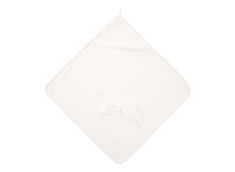 Omslagdoek lace Elba - milky, 100x100