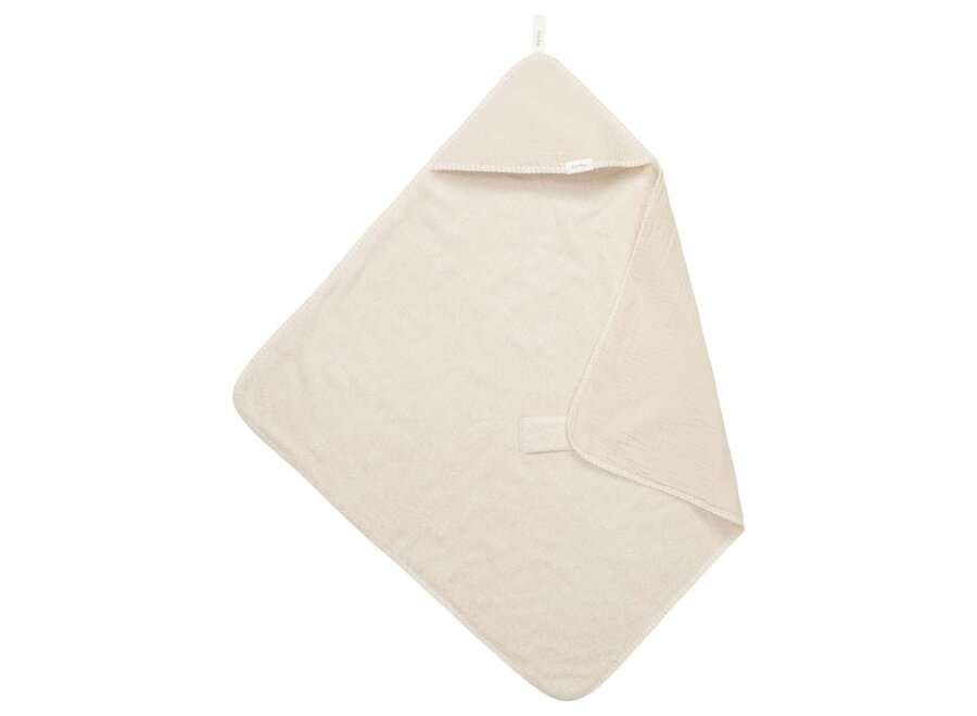 Omslagdoek Faro - warm white, 100x100