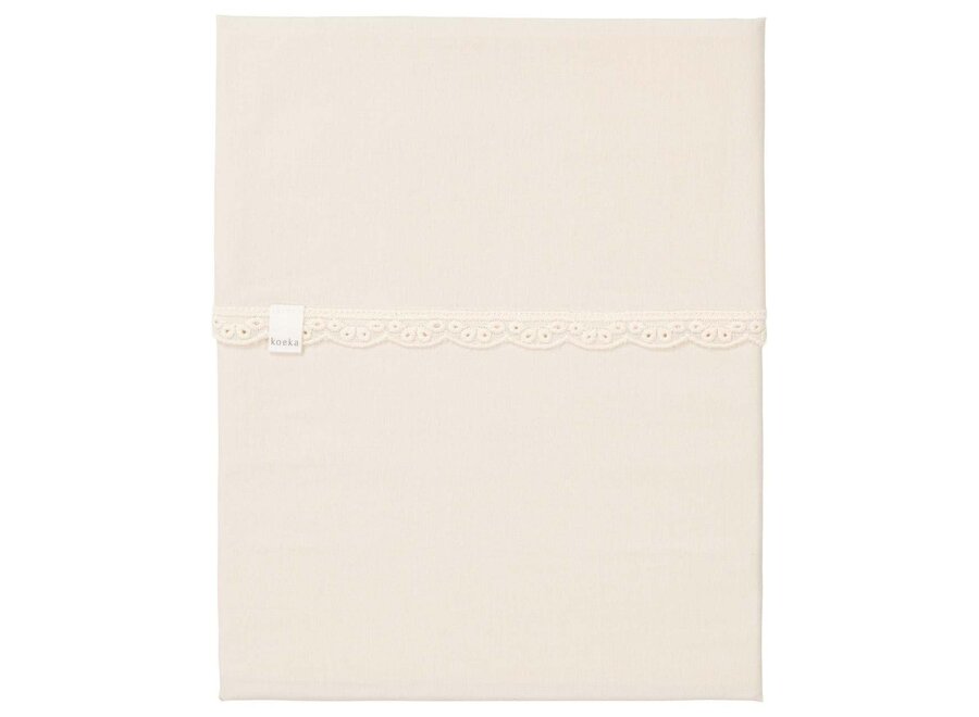 Ledikantlaken Breeze - warm white, 110x140