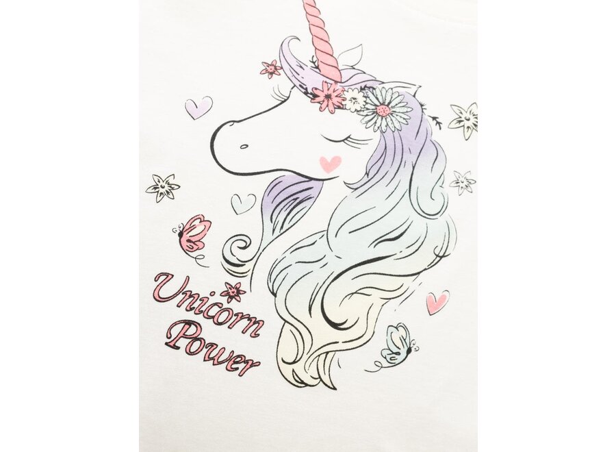 T-Shirt unicorn - Zoey - Jet stream