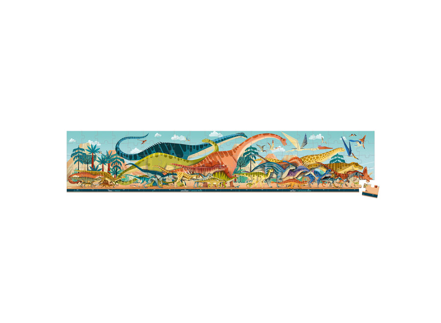 Janod Dino - Puzzel Panorama Dino (100st)