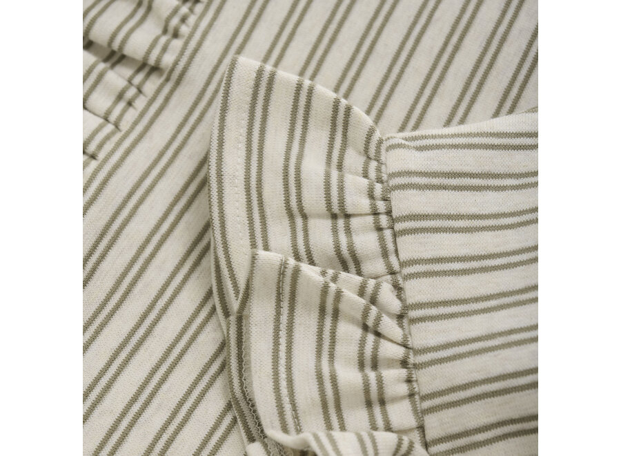 Dress striped rib - Silver sage