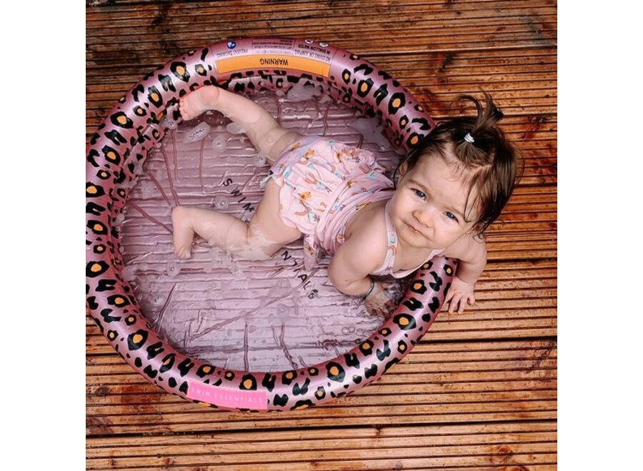 Zwembad 60 cm Rose Gouden Panterprint